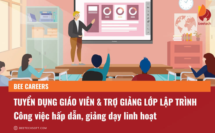 Tuyển dụng Giáo viên & Trợ giảng Lớp lập trình cho trẻ em – Thời gian linh hoạt, thu nhập hấp dẫn